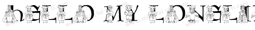 Hello My Lonelin字体转换
